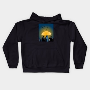 Ukrainian military geese Kids Hoodie